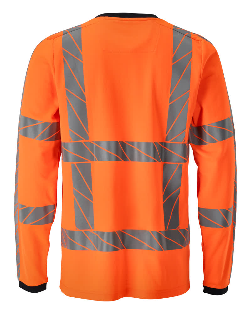 Langarmshirt ACCELERATE SAFE Hi-vis Orange M