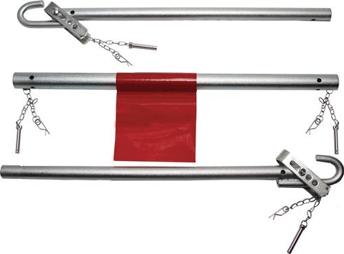 Abschleppstange STA/Metall L1830xB65xH53mm 4,04kg silber HP AUTOZUBEHÖR