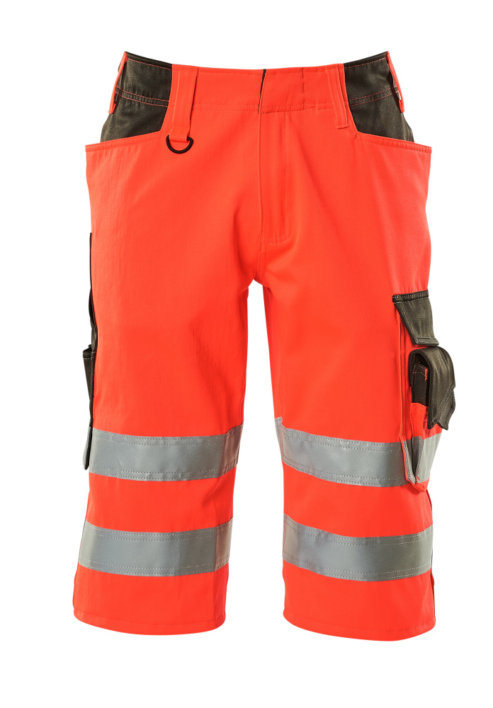 Shorts, lang SAFE SUPREME Hi-vis Rot/Dunkelanthrazit C48