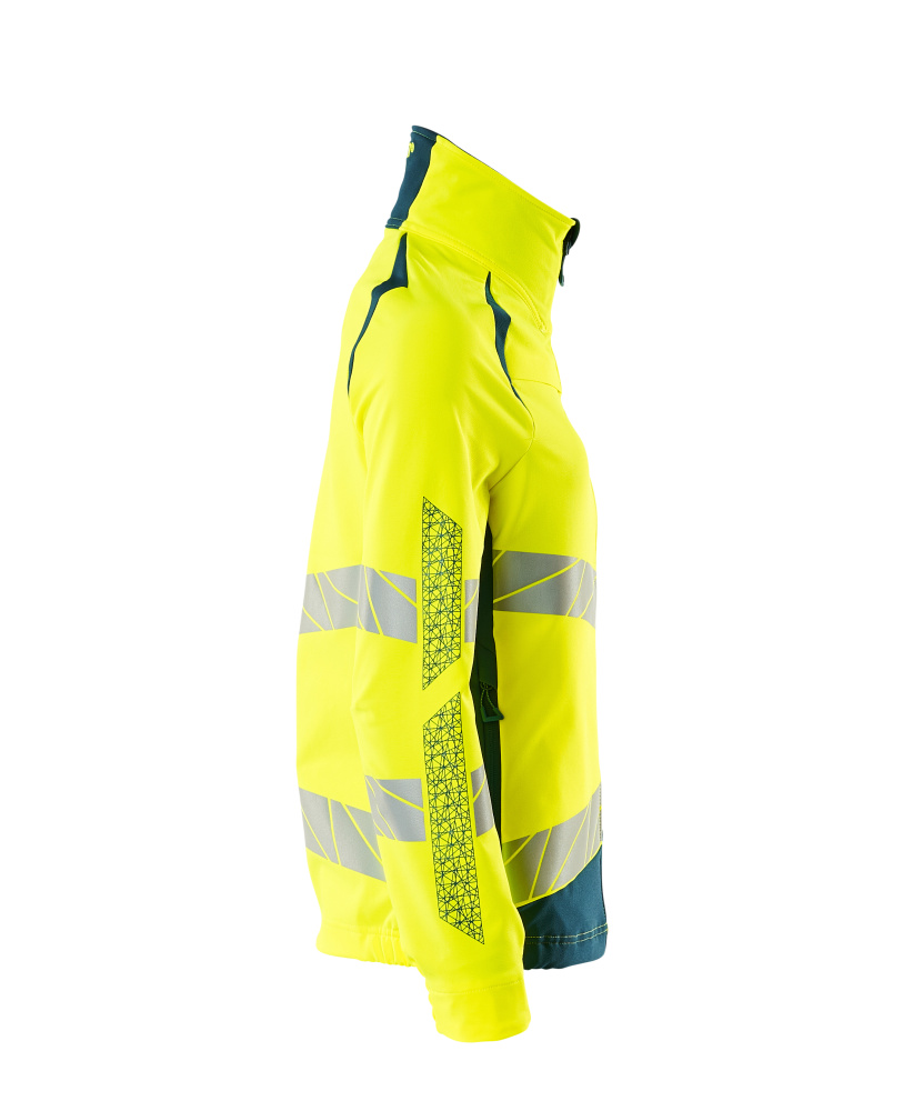 Damen-Passform Jacke ACCELERATE SAFE Hi-vis Gelb/Dunkelpetroleum L