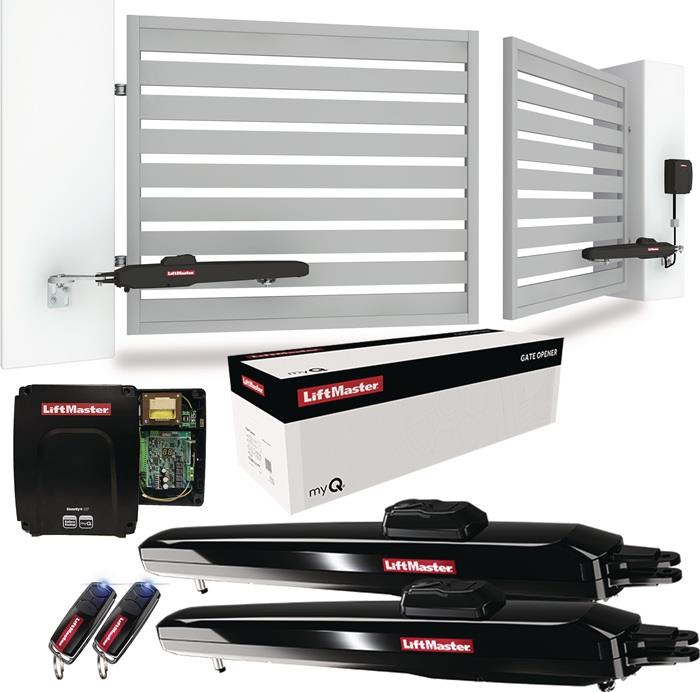 Drehtorantrieb-Set LA300EVK-01 2-flügig Flügelbreite max. 300 cm Gesamthub 350 mm LIFTMASTER