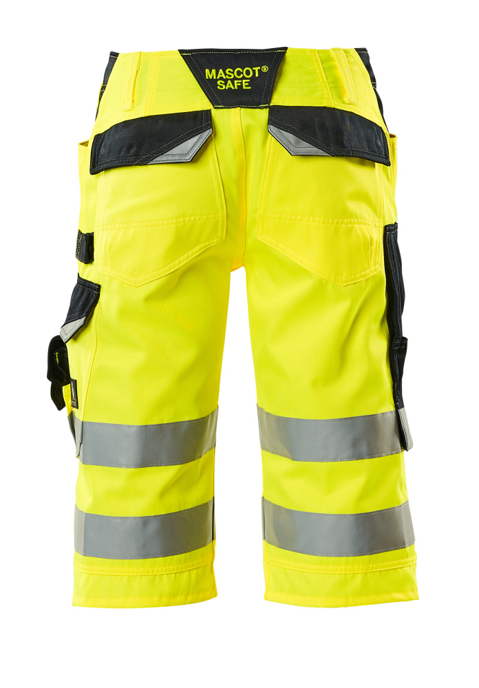 Shorts, lang SAFE SUPREME Hi-vis Gelb/Schwarzblau C48