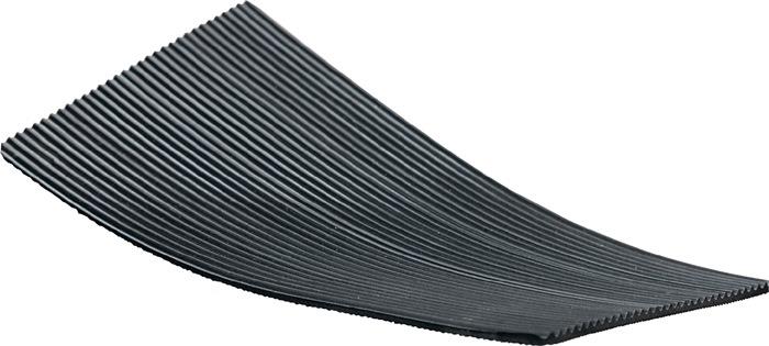 Gummifeinriefenmatte NR/SBR Rolle 1 m 10 m² m.Gewebeeinlage