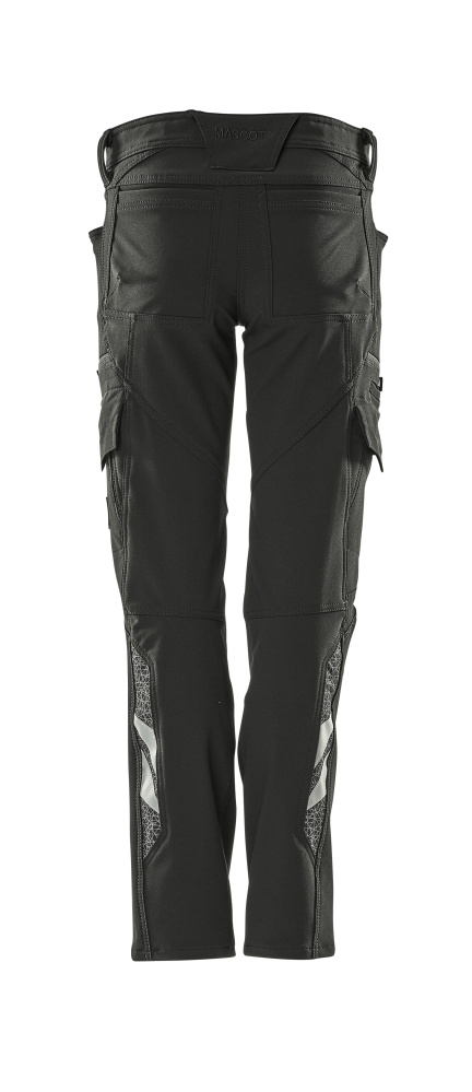 Damen-Passform PEARL Hose mit Schenkeltaschen ACCELERATE Schwarz 76C38