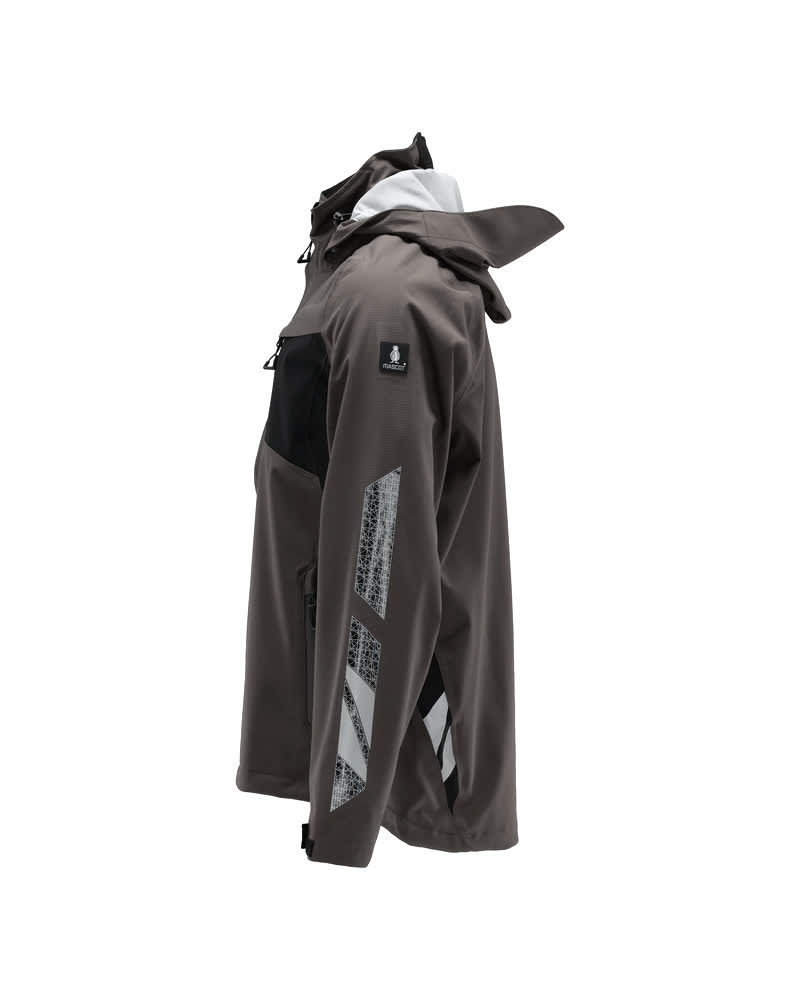 Hardshelljacke ACCELERATE Dunkelanthrazit/Schwarz 3XL