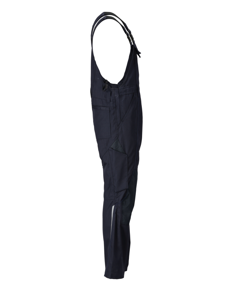 Latzhose mit Knietaschen ACCELERATE Schwarzblau 76C52