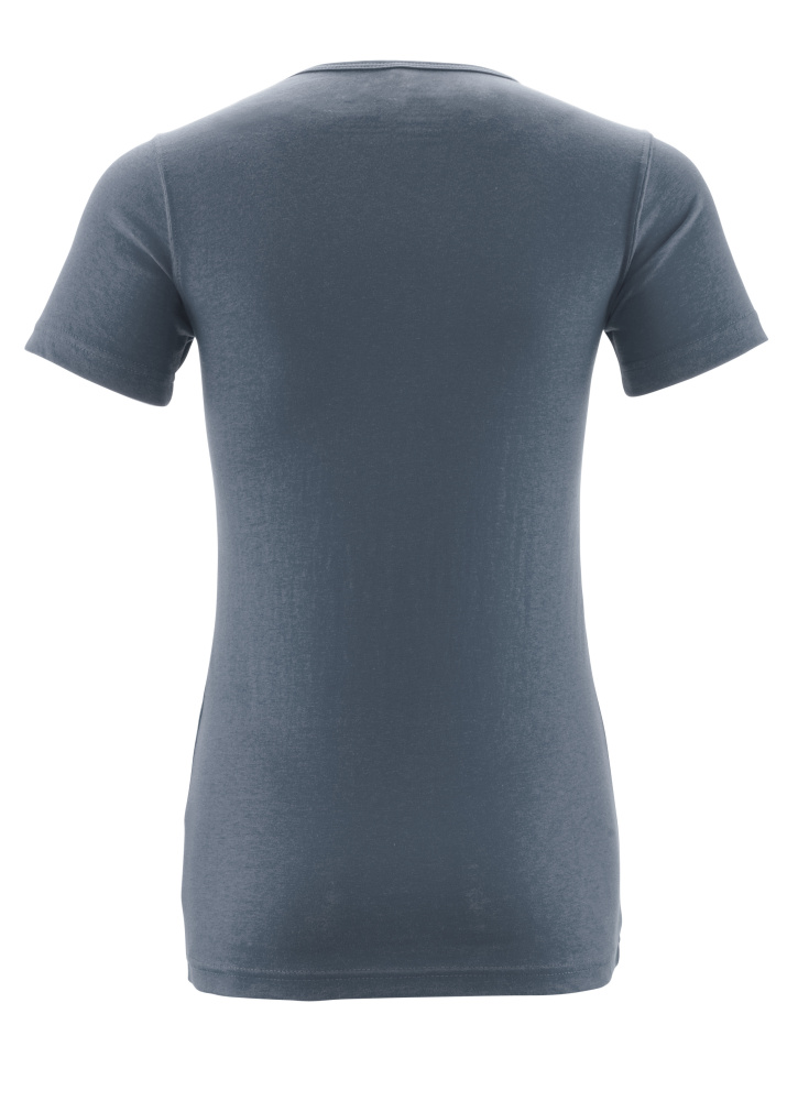 Damen-Passform T-Shirt CROSSOVER Steinblau 2XLONE