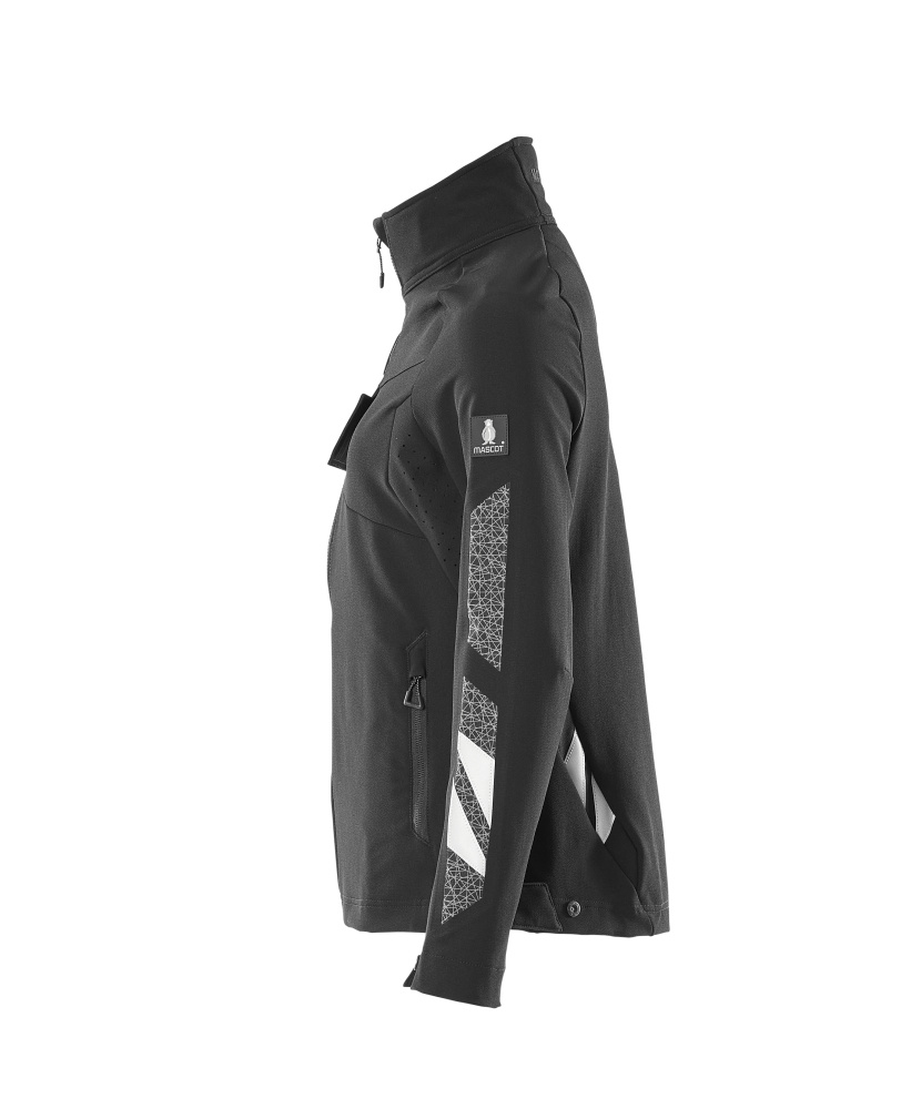 Damen-Passform Jacke ACCELERATE Schwarz 4XL