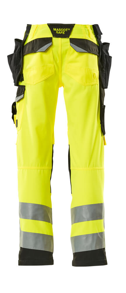 Hose mit Hängetaschen SAFE SUPREME Hi-vis Gelb/Schwarz 76C51