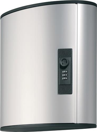 Schlüsselschrank Key-Box H280xB302xT118mm 1-türig Zahlenschl.Anz.Hak.36
