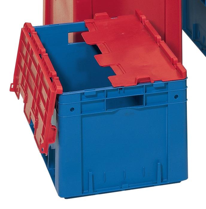 Klappdeckel 4St./Karton grau 300 mm 400 mm