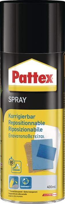 Sprühkleber Power Spray transparent/leicht beige 400 ml Spraydose PATTEX