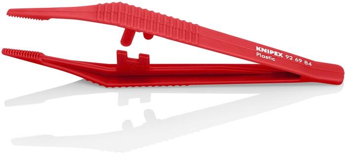 Kunststoffpinzette Länge 130 mm gerade Spitzenbreite 3,5 mm KNIPEX