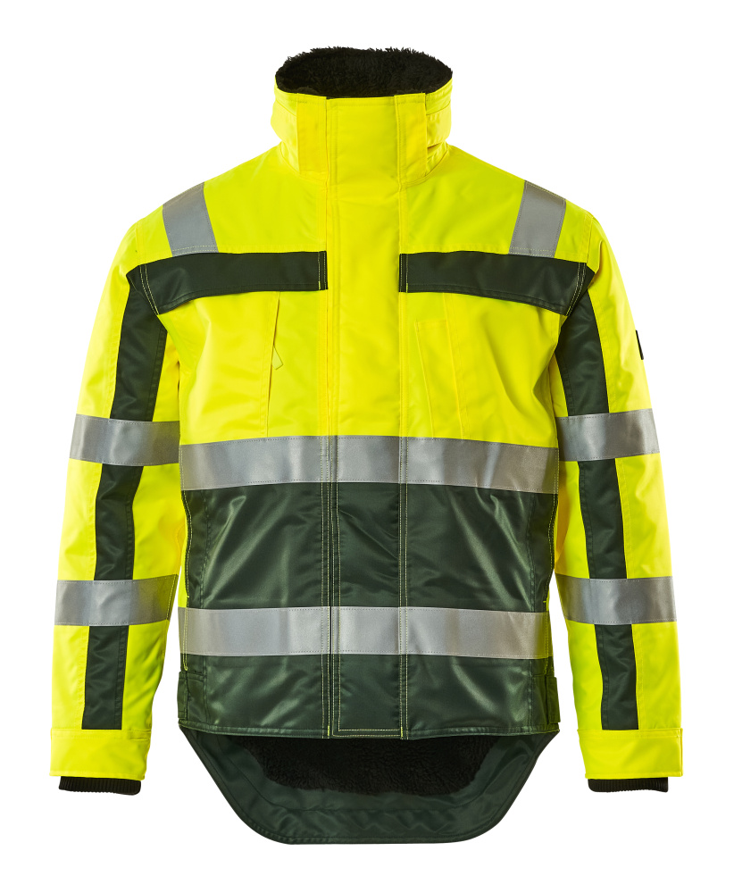 Winterjacke SAFE COMPETE Hi-vis Gelb/Grün 2XL