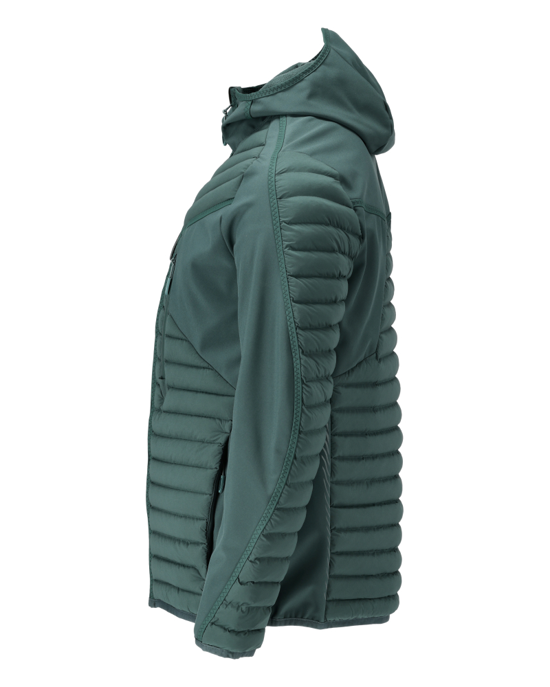 Thermojacke mit Kapuze CUSTOMIZED Waldgrün L