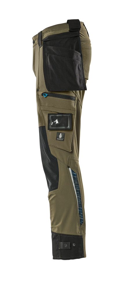 Hose mit Hängetaschen ADVANCED Moosgrün 76C47