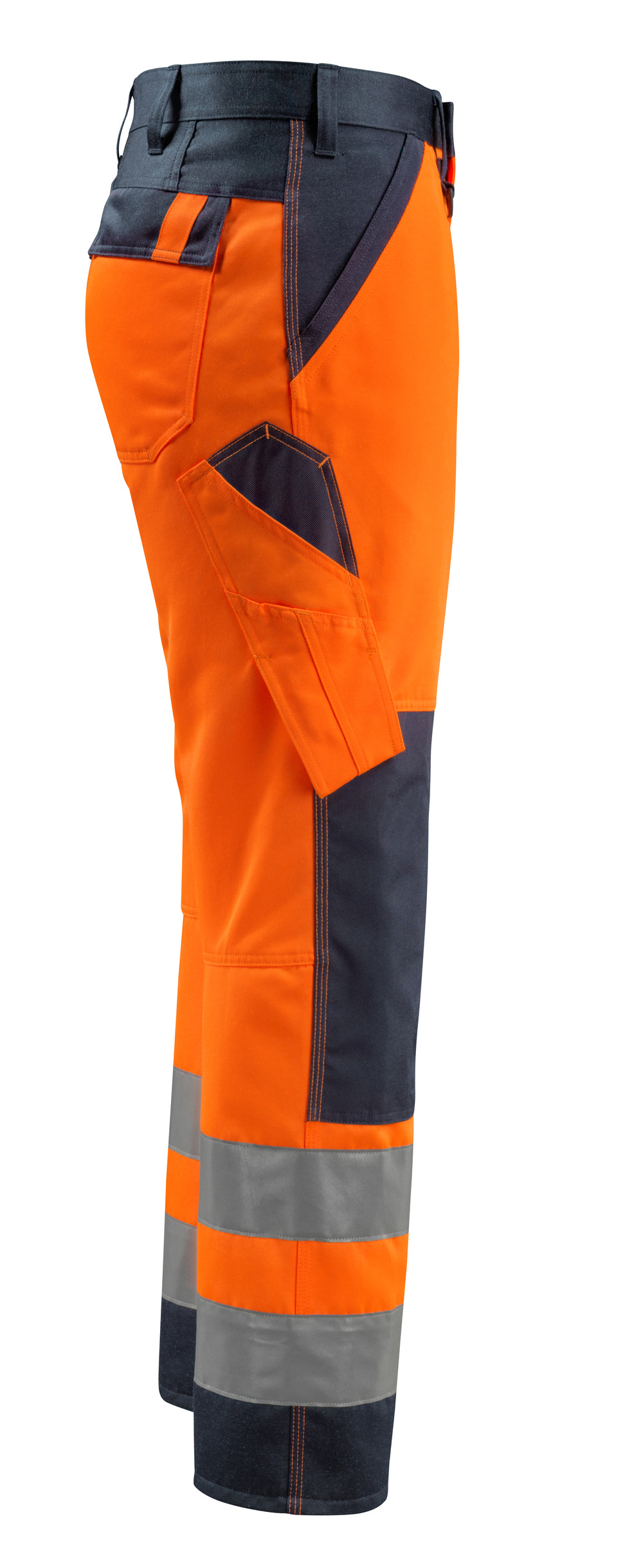 Hose mit Knietaschen SAFE LIGHT Hi-vis Orange/Schwarzblau 76C52