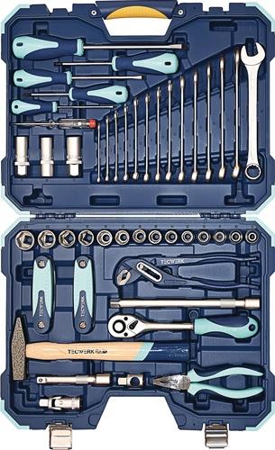 Werkzeugkoffer 47-tlg.im Ku.-Koffer 4-24mm TECWERK
