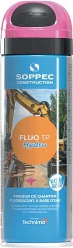 Baustellenmarkierspray Fluo TP Hydro neonpink 500ml Spraydose SOPPEC