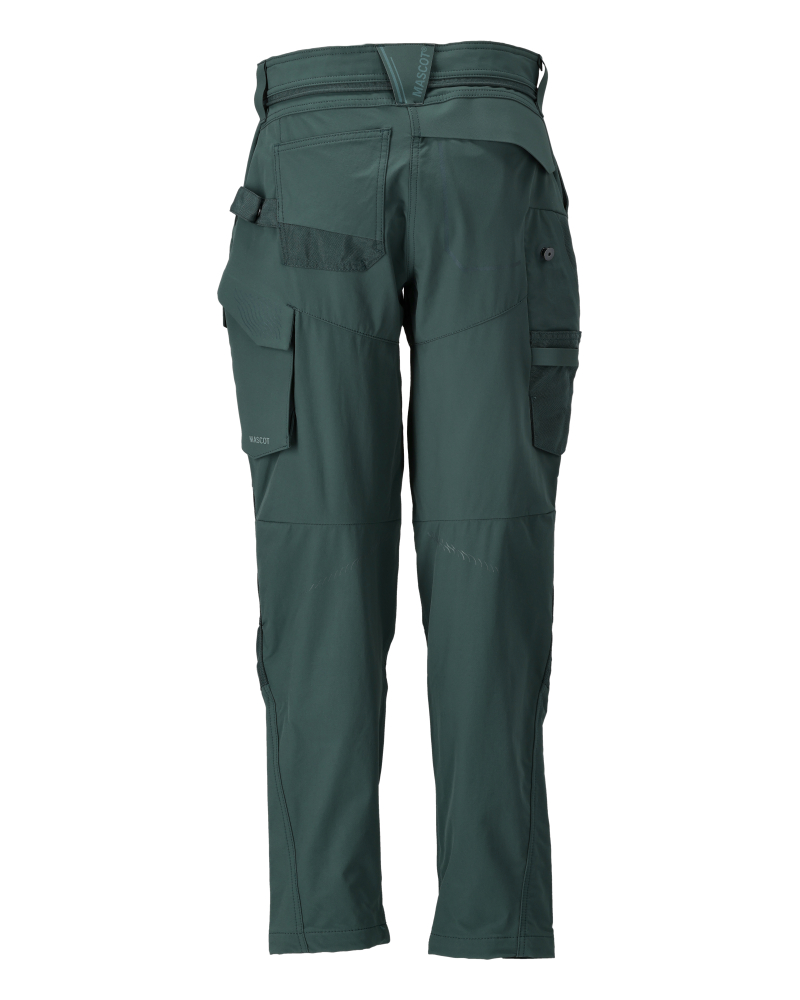 Damen-Passform DIAMOND Hose mit Knietaschen CUSTOMIZED Waldgrün 82C50