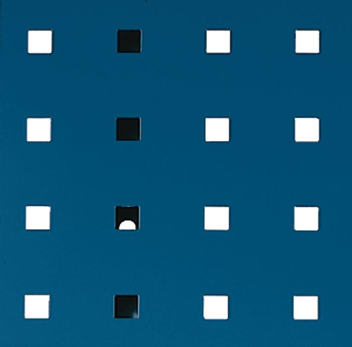 Lochplatte enzianblau, RAL 5010 990 mm