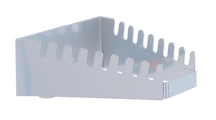 Schraubenschlüsselhalter H50xB130/60xT150mm 8 Aufnahmen waagerecht für Lochplatten RASTERPLAN