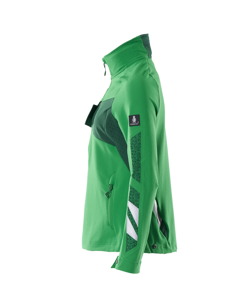 Damen-Passform Jacke ACCELERATE Grasgrün/Grün 4XL