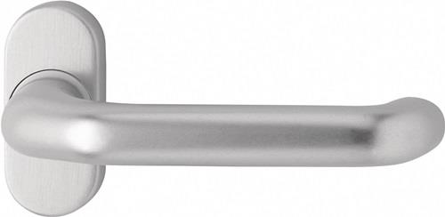 Profiltürdrückerlochteil 1300/2033 Alu.F1 ov.8mm gekr.EDI