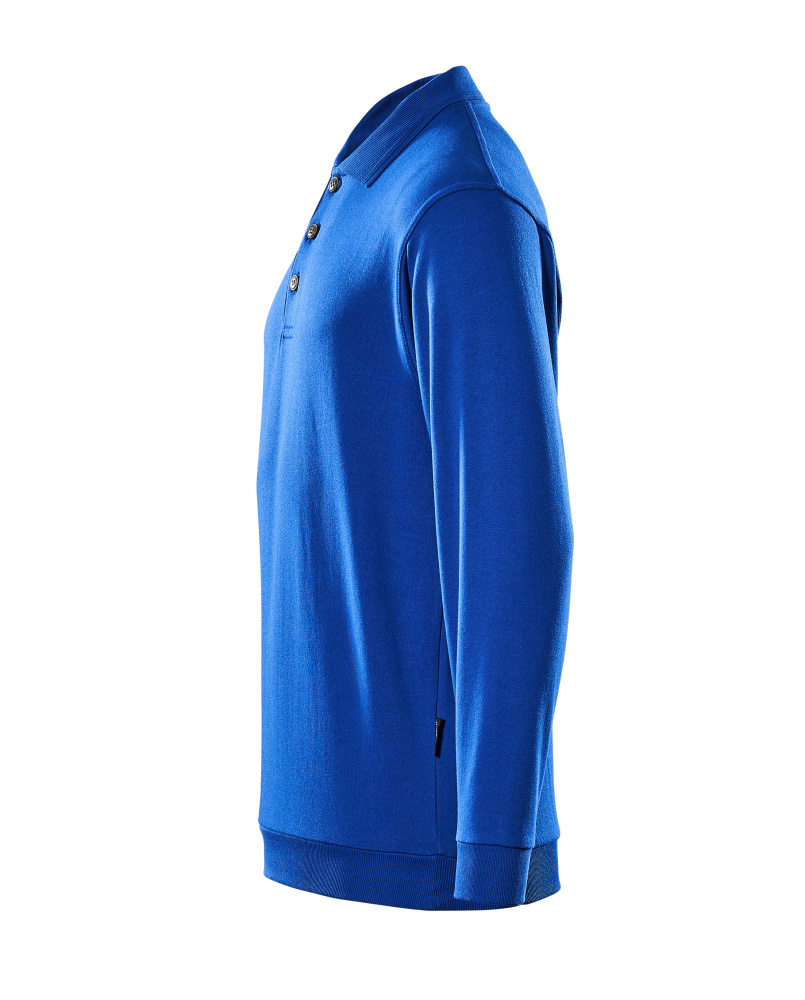 Polo-Sweatshirt CROSSOVER Kornblau L