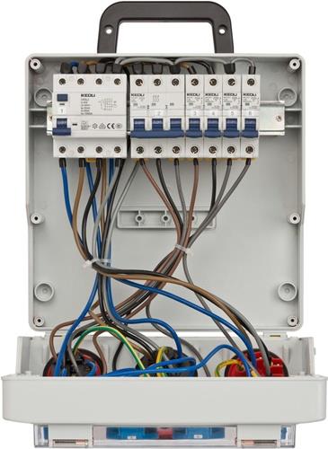 Kunststoffwandverteiler CEE-32A,5-polig 1xCEE 16 A,1xCEE 32A,4x230V BRENNENSTUHL
