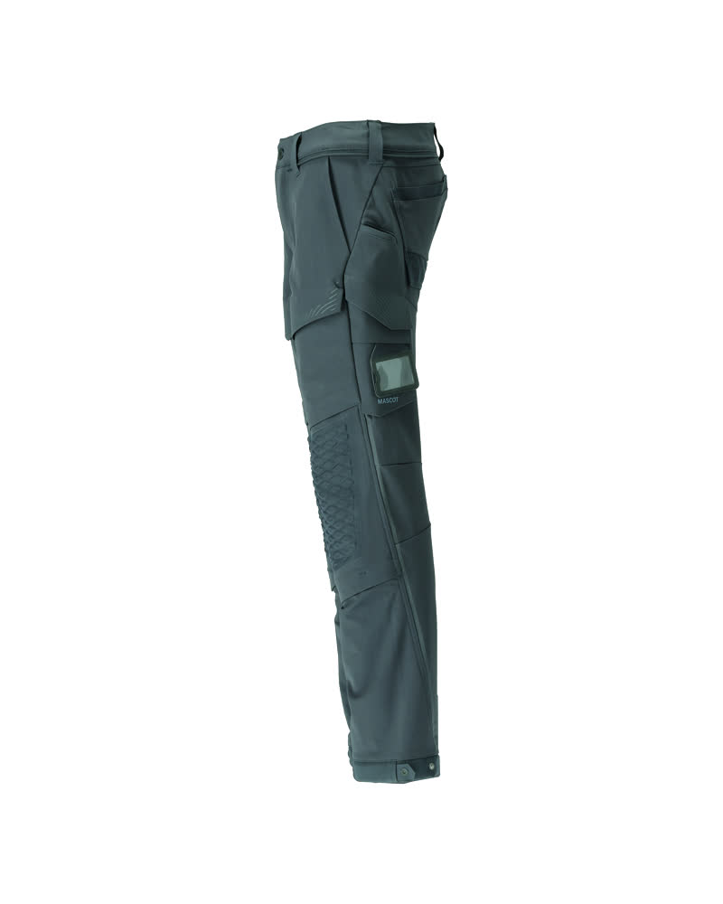 Hose mit Knietaschen CUSTOMIZED Waldgrün 76C48