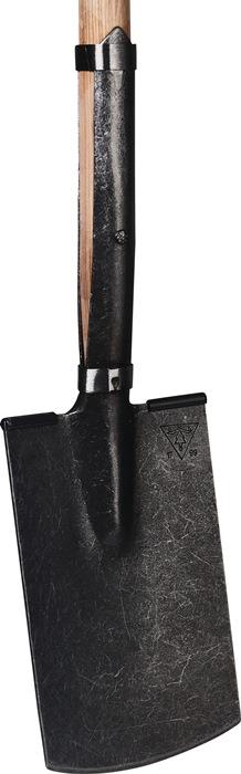 Rodespaten Blattmaß 285 x 180 mm mit Knopf-Stiel 1100 mm