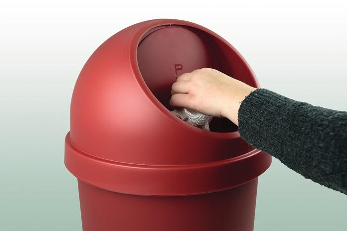 Abfallbehälter 13 l lichtgrau 253 mm 490 mm