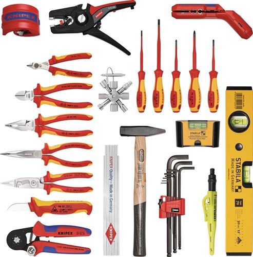 Werkzeugsortiment Modular X18 Elektro 23-tlg.Rucksack KNIPEX