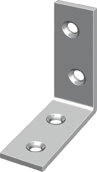 Stuhlwinkel blau chromatiert 100 mm 20 mm 2,25 mm