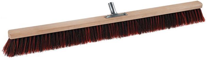 Besen Südharzer Bauernbesen mit Metallstielhalter Flachholz 1000 mm