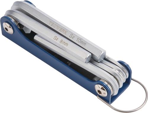 Schraubendrehersatz 6-tlg.Handklapphalter SW 3-10mm S2-Stahl TECWERK