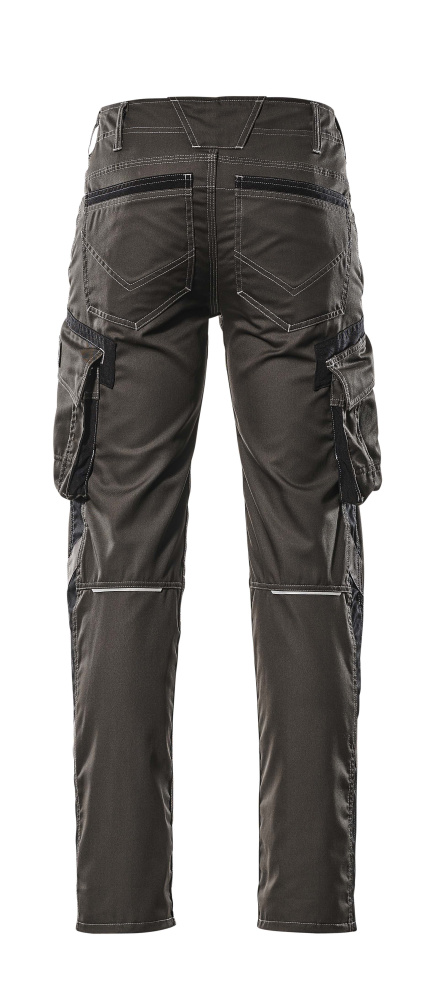 Hose mit Schenkeltaschen UNIQUE Dunkelanthrazit/Schwarz 82C50