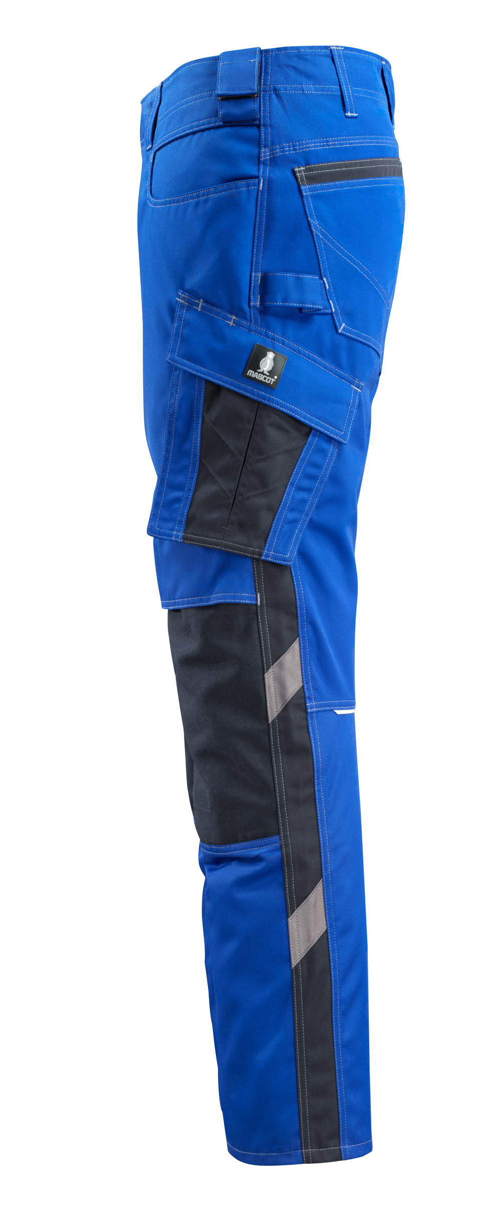 Hose mit Knietaschen UNIQUE Kornblau/Schwarzblau 82C48
