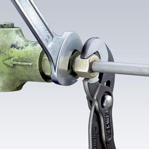 Schraubzange Gesamt-L.250mm Spann-W.10-32mm pol.Ku.-Überzug KNIPEX