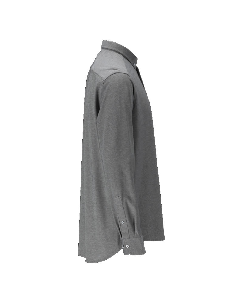 Hemd FRONTLINE Dunkelanthrazit/Hellgrau-meliert 39-40