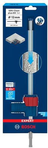 Hammerbohrer-Set EXPERT SDS Clean plus-8X D.12,0 mmL.350mm Arbeits-L.200mm BOSCH