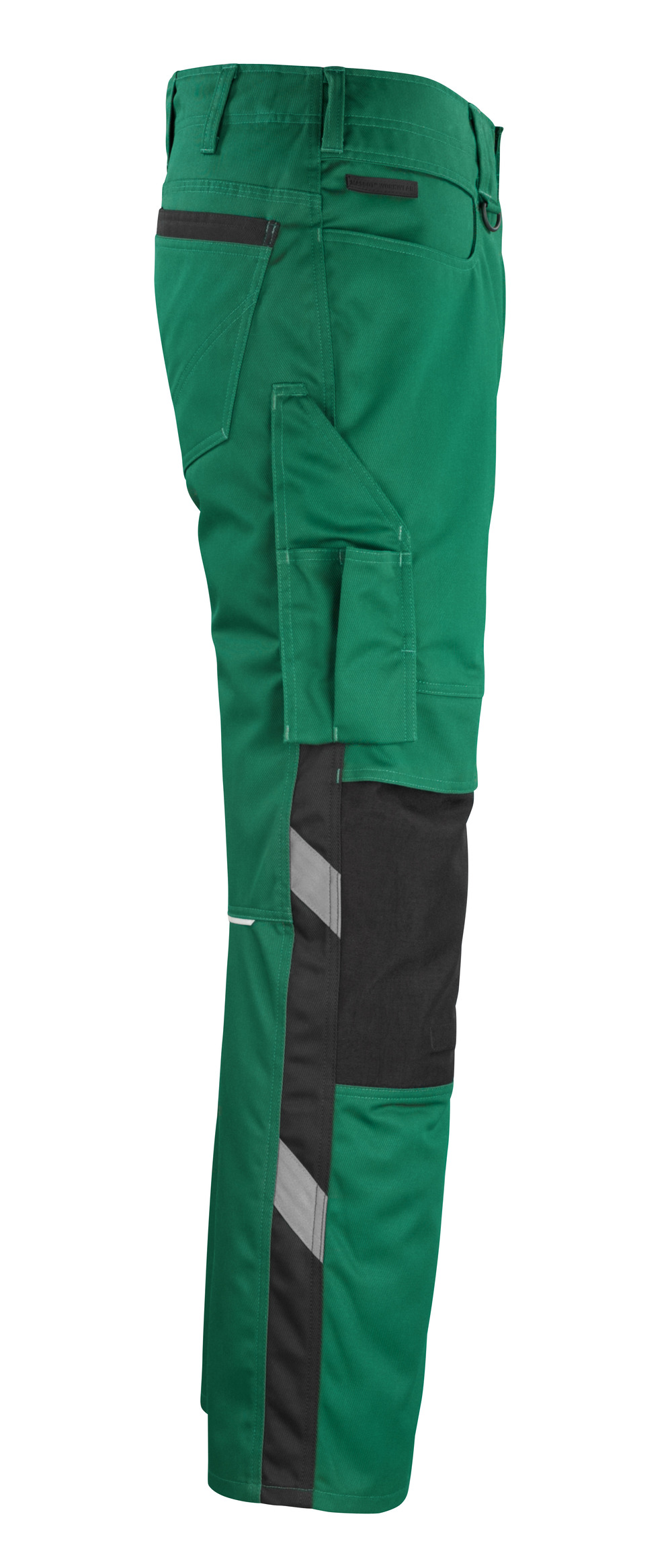 Hose mit Knietaschen UNIQUE Grün/Schwarz 76C54