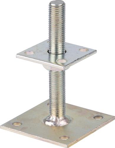 I-Pfostenträger 70x70x100x100x150mm galv.verz.d.pass.STA roh GAH