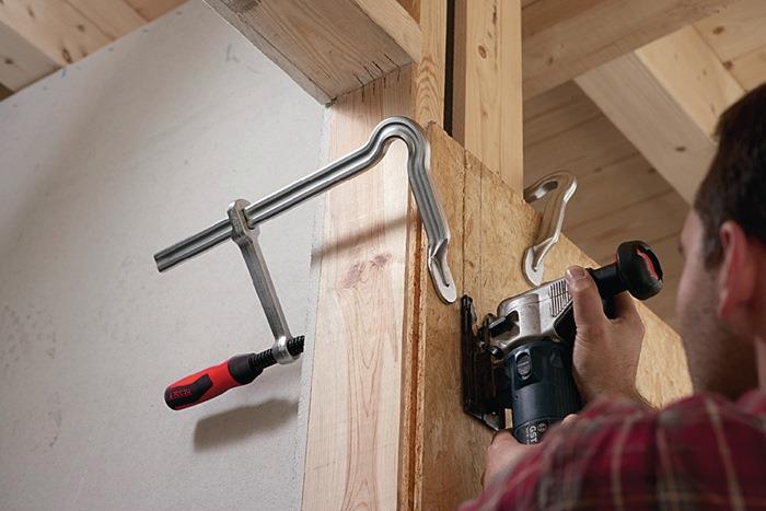 Ganzstahlschraubzwinge OMEGA 160 mm 80 mm 16,5 x 7,5 mm