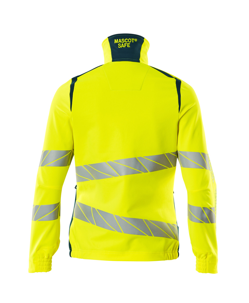 Damen-Passform Jacke ACCELERATE SAFE Hi-vis Gelb/Dunkelpetroleum L