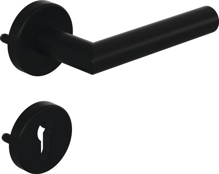 Rosettengarnitur 162PBR01.230 90 tiefschwarz matt BB 90