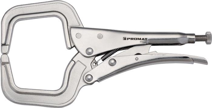 Klammergripzange Gesamtlänge 280 mm Spannweite max. 90 mm PROMAT