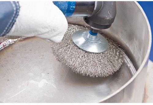 Kegelbürste KBU INOX D.70mm Drahtstärke 0,15mm VA 10mm 15000min-¹ PFERD