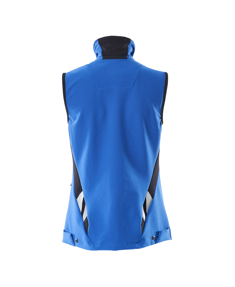 Damen-Passform Weste ACCELERATE Azurblau/Schwarzblau S
